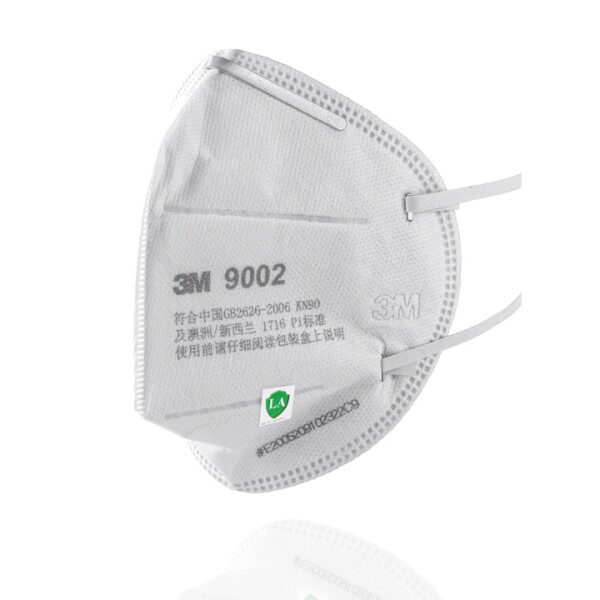 50 Stück Atemschutzmaske 3M 9002, Standard KN90